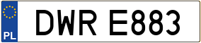 Truck License Plate